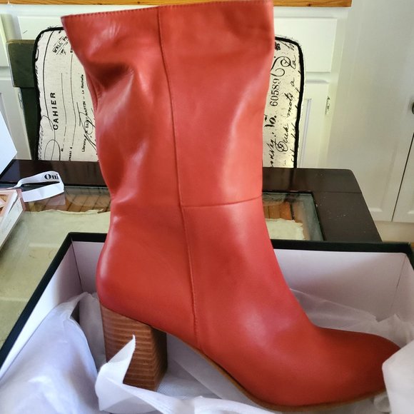 Silent D Shoes Anthropologie Silent D Leather Calf Boots Size 39